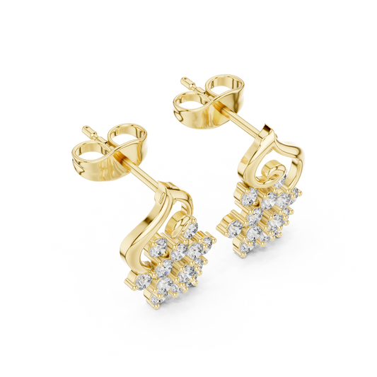 Paisley Cluster Studs (ER 0135)