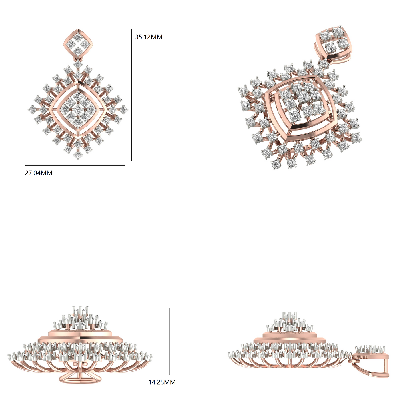 Radiant Crest Pendant (PND 0076)