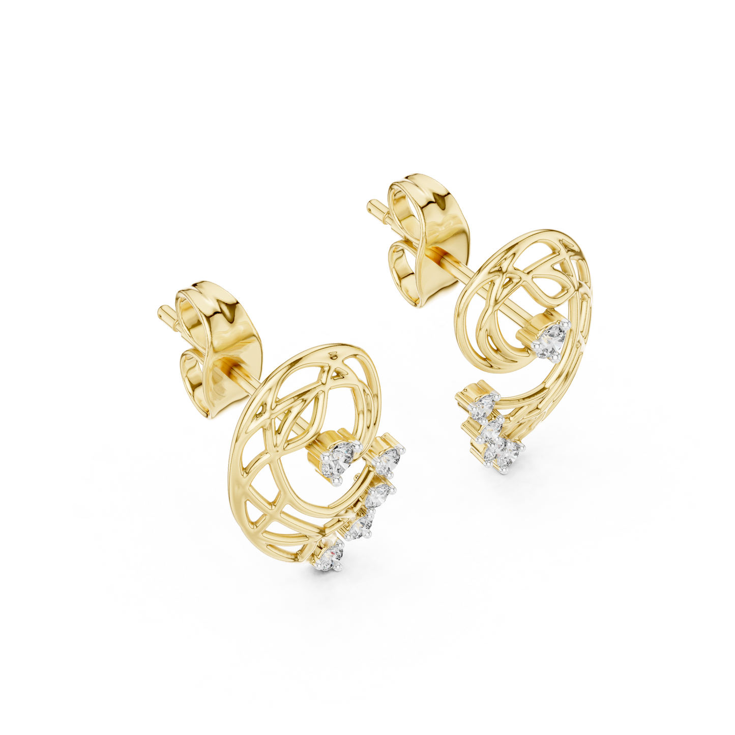 Whispering Vines Studs (ER 0032)