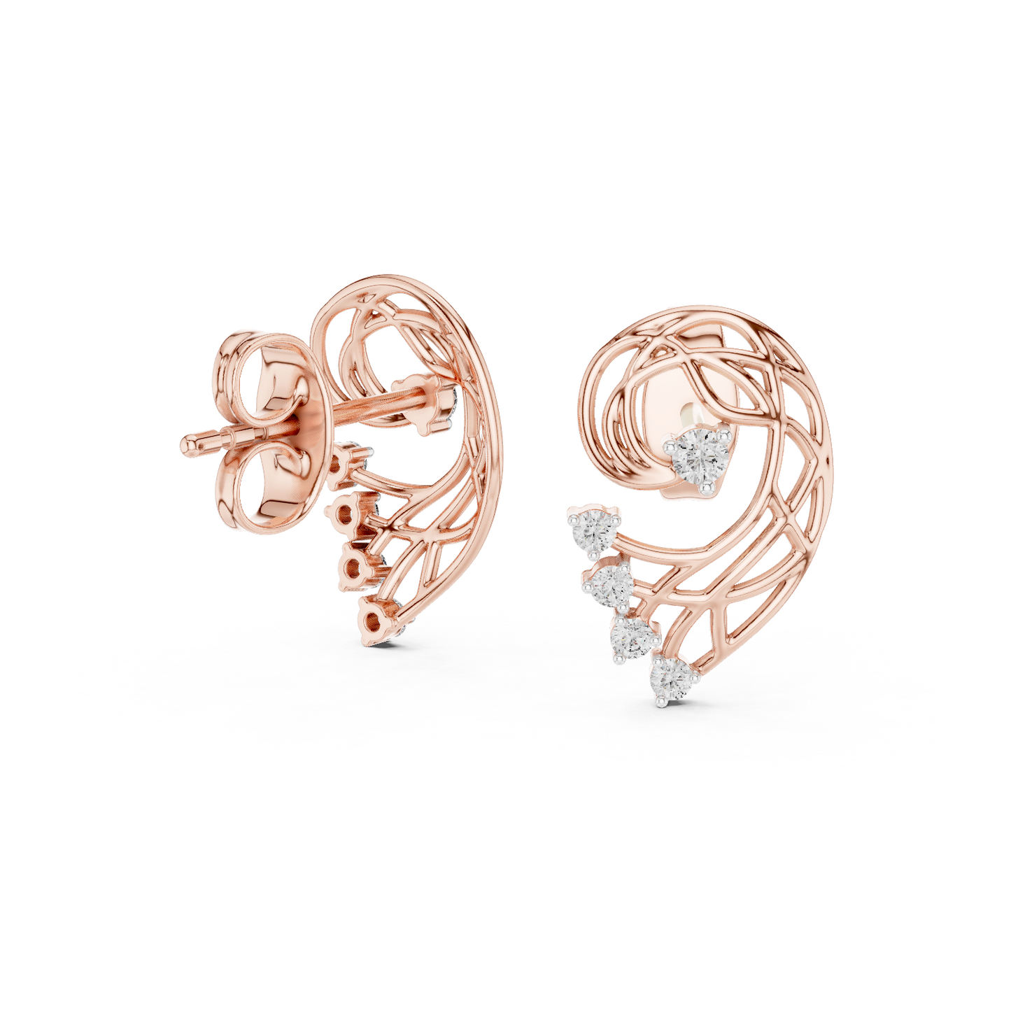 Whispering Vines Studs (ER 0032)