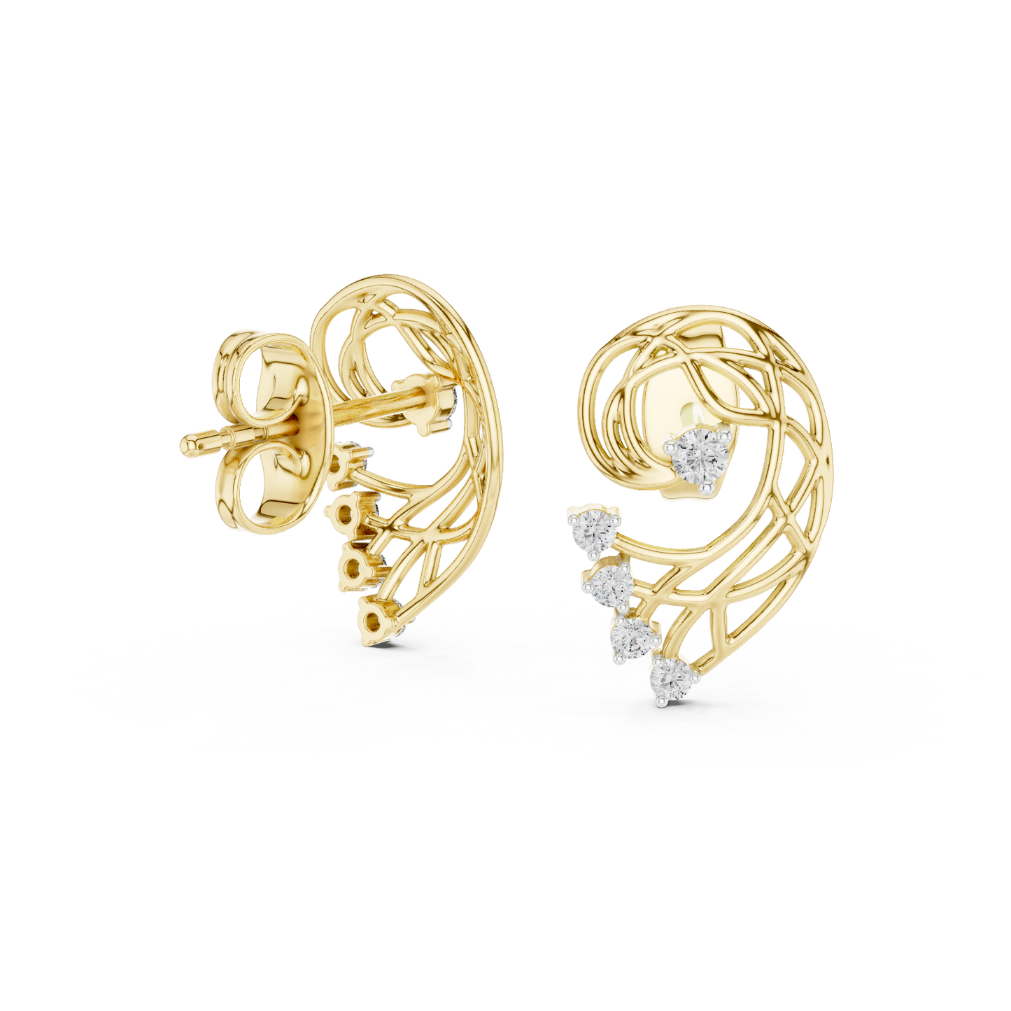 Whispering Vines Studs (ER 0032)