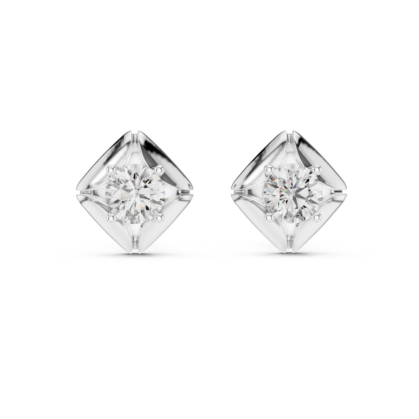 Facet Frame Studs (ER 0044)