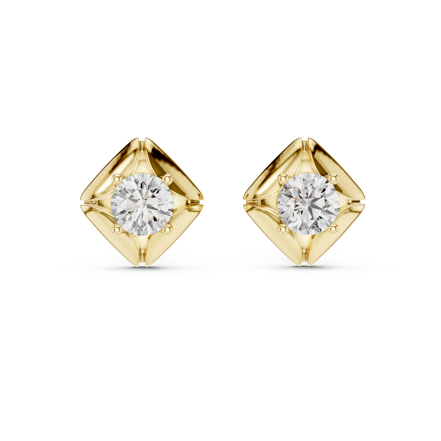 Facet Frame Studs (ER 0044)