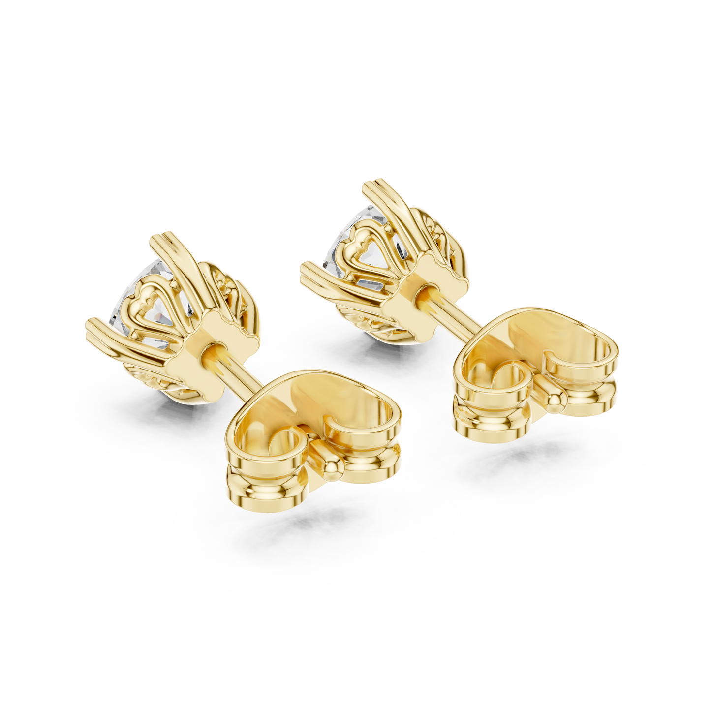 Crown Set Solitaires (ER 0111) (Lab Grown)