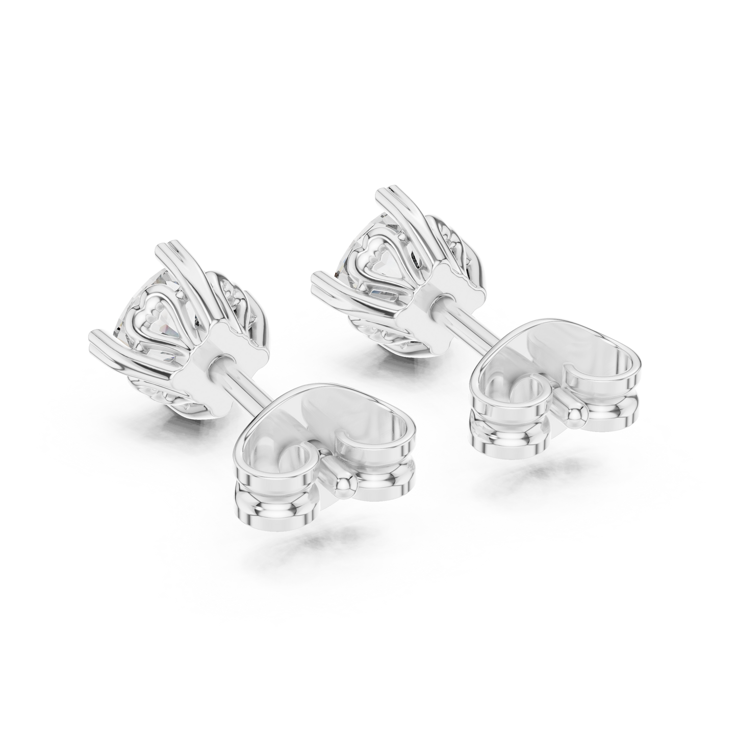 Crown Set Solitaires (ER 0111) (Lab Grown)
