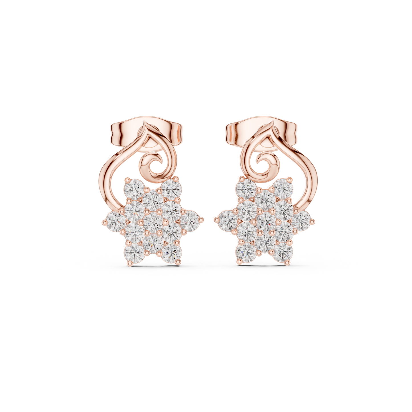Paisley Cluster Studs (ER 0135)