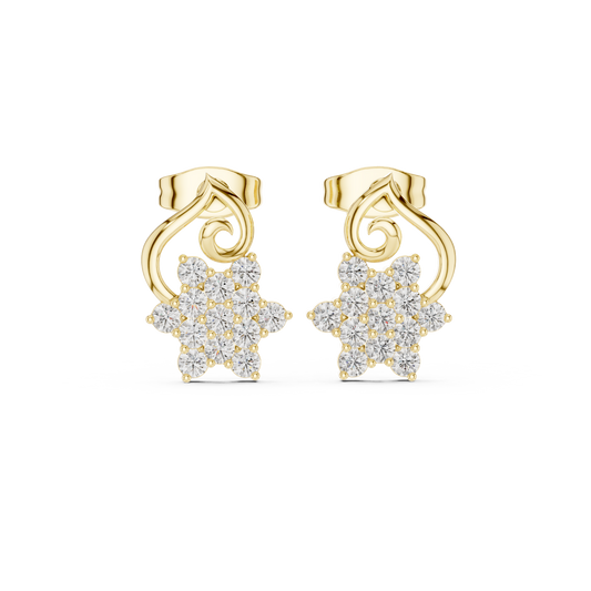 Paisley Cluster Studs (ER 0135)