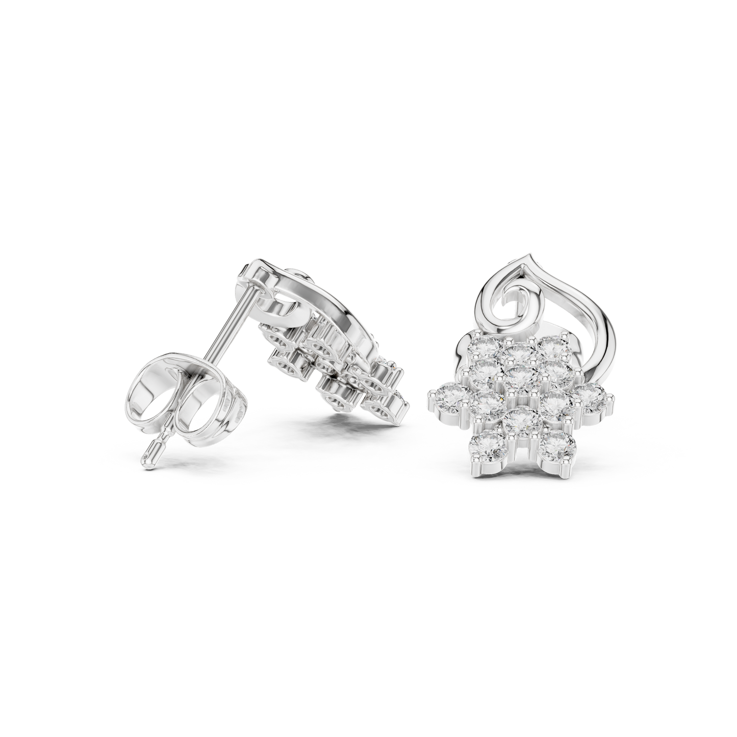 Paisley Cluster Studs (ER 0135)