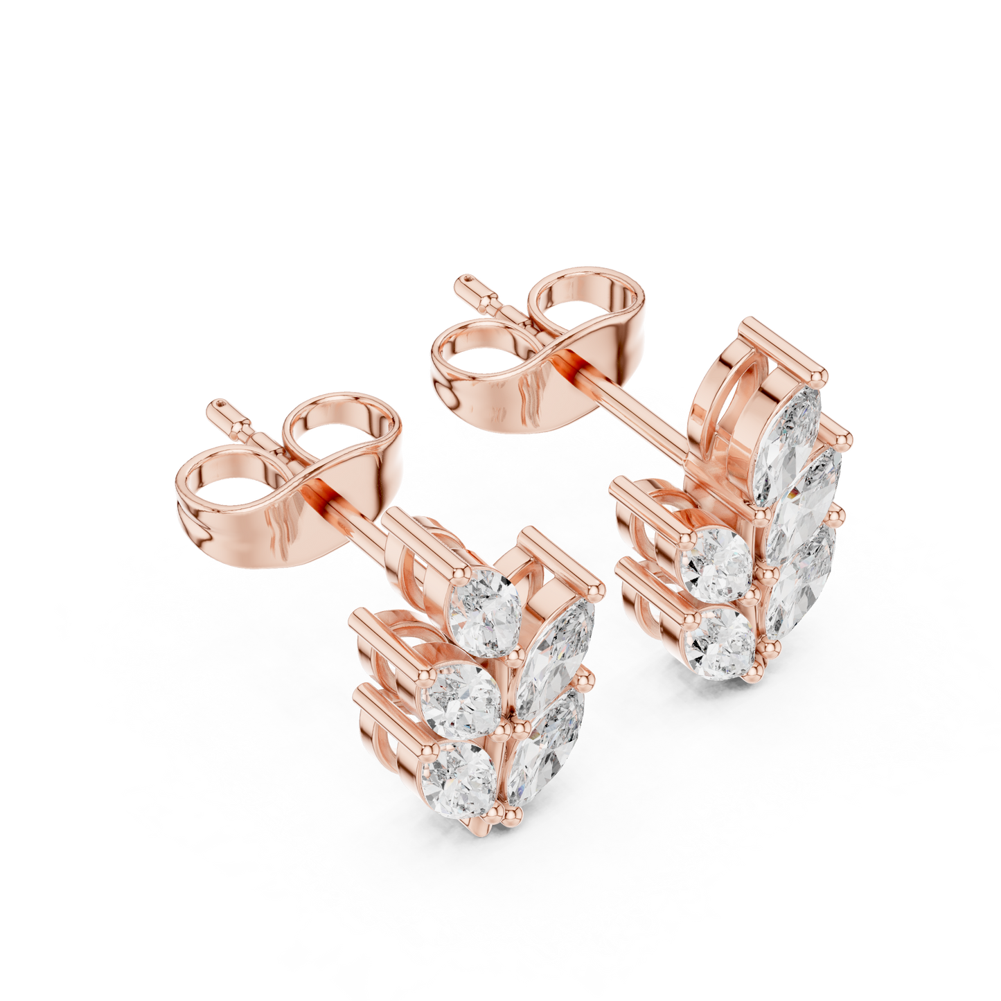 Verdant Marquise Studs (ER 0196) (Lab Grown)