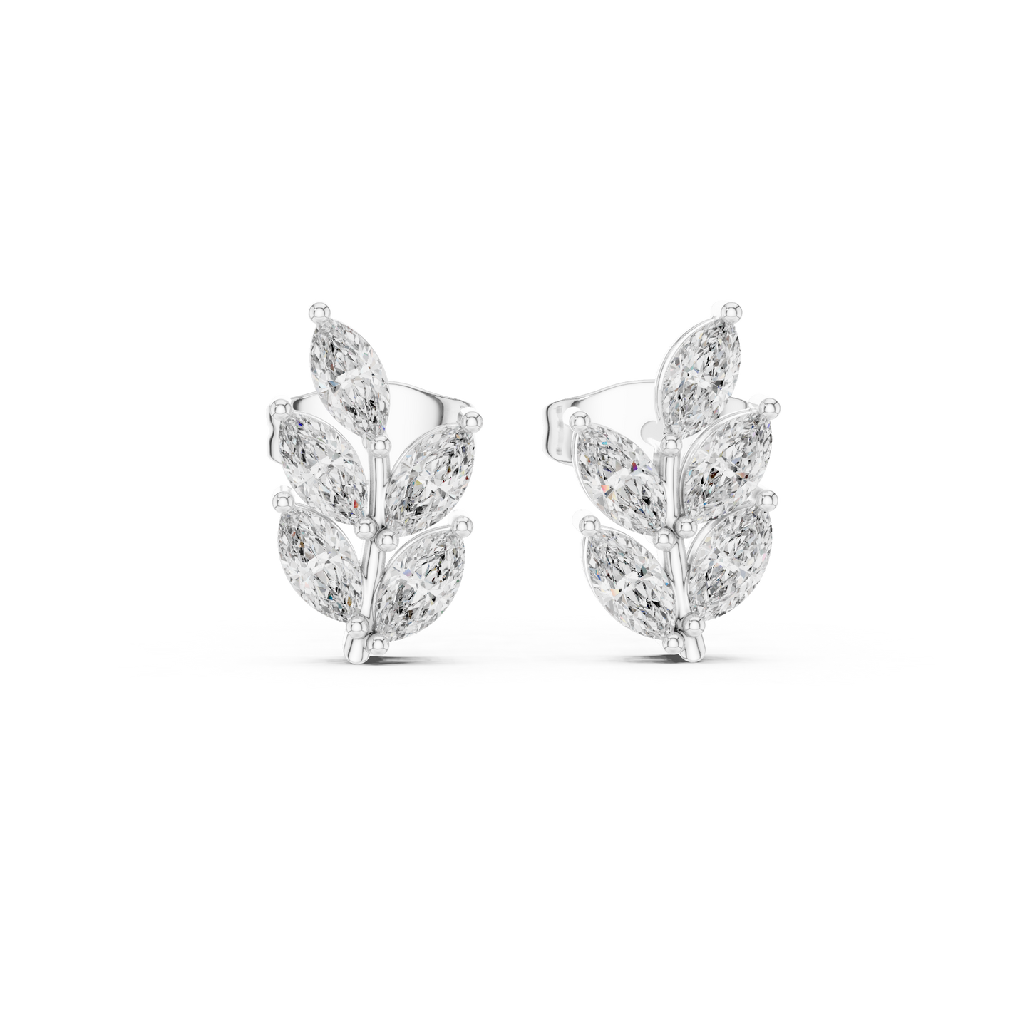 Verdant Marquise Studs (ER 0196) (Lab Grown)
