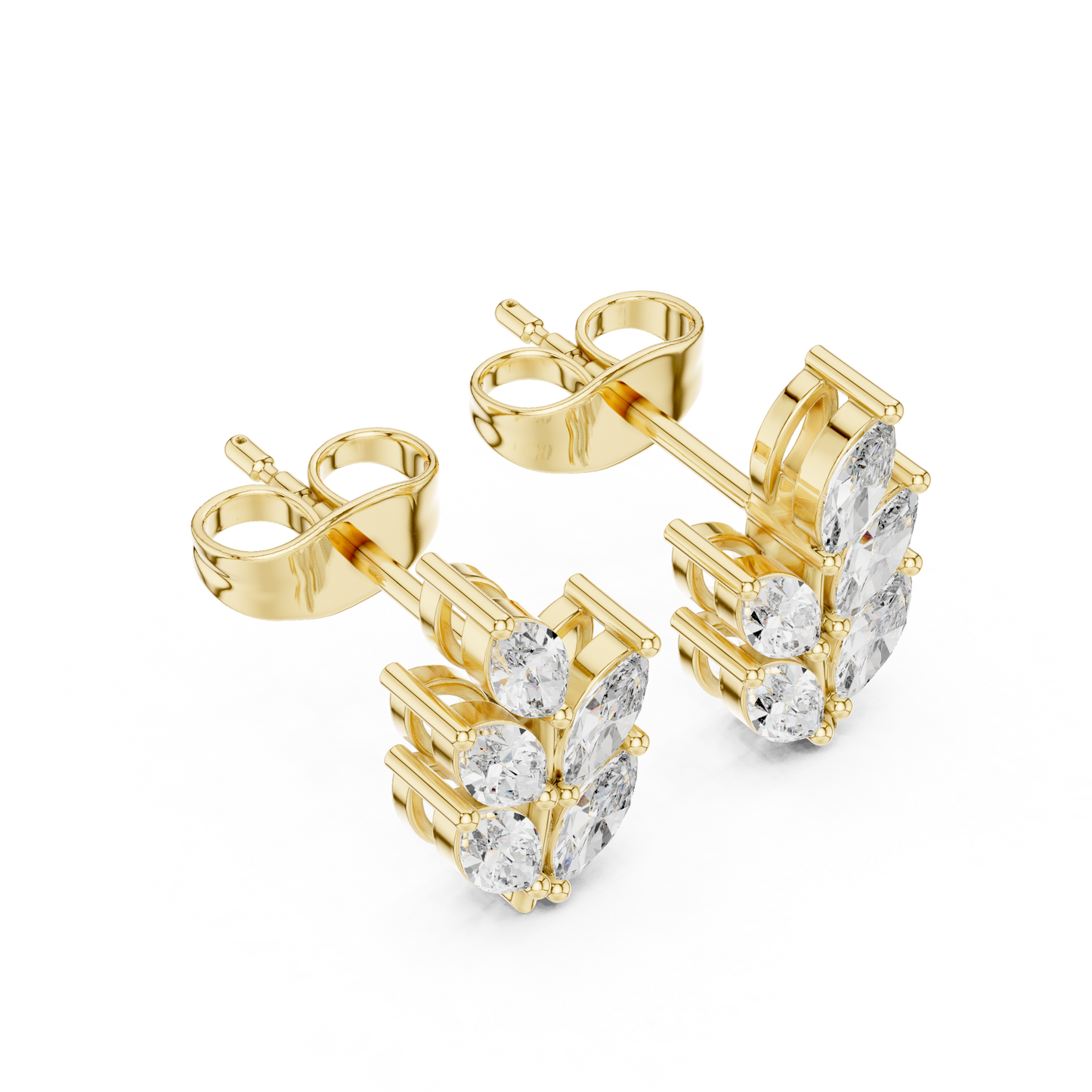 Verdant Marquise Studs (ER 0196) (Lab Grown)