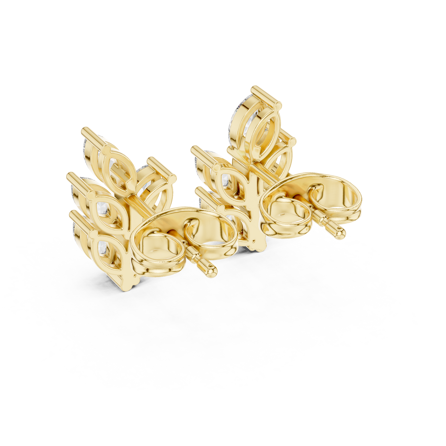 Verdant Marquise Studs (ER 0196) (Lab Grown)