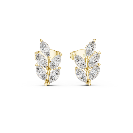Verdant Marquise Studs (ER 0196) (Lab Grown)