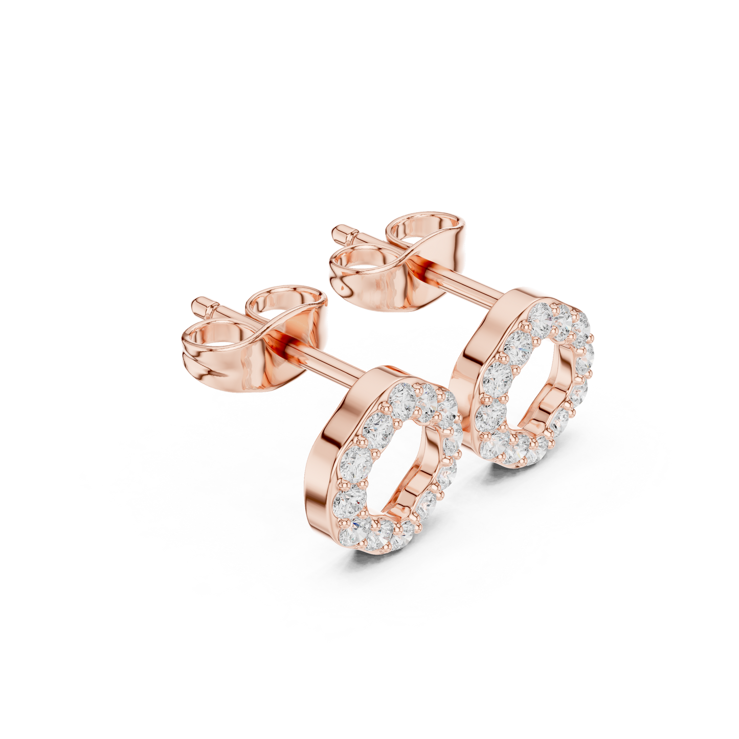 Halo Hex Studs (ER 0220)