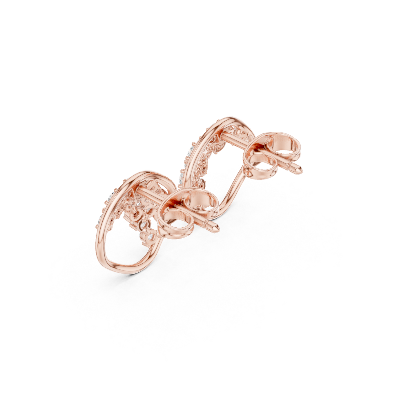 Berry Cluster Studs (ER 0248) (Lab Grown)