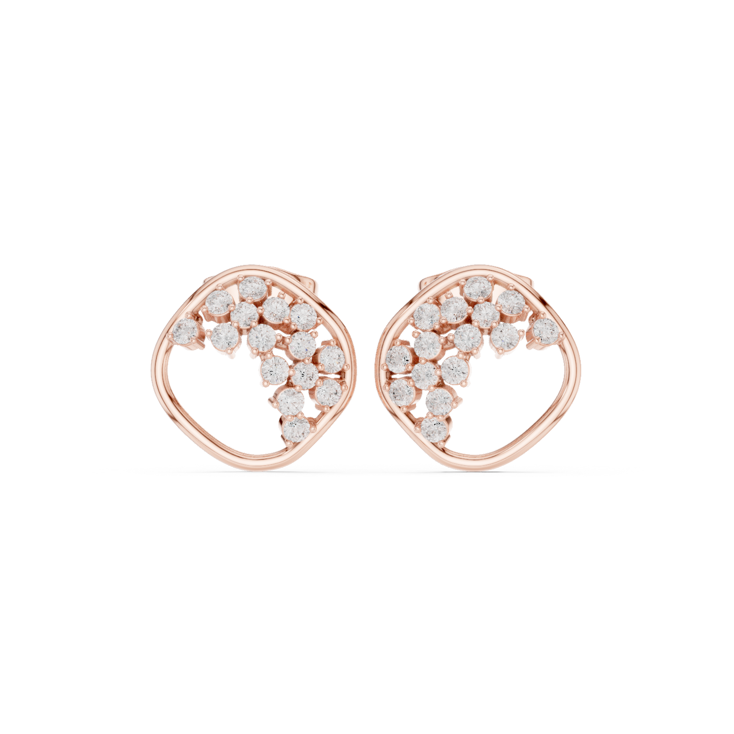 Berry Cluster Studs (ER 0248) (Lab Grown)