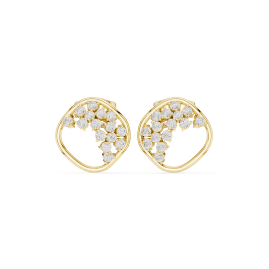 Berry Cluster Studs (ER 0248) (Lab Grown)