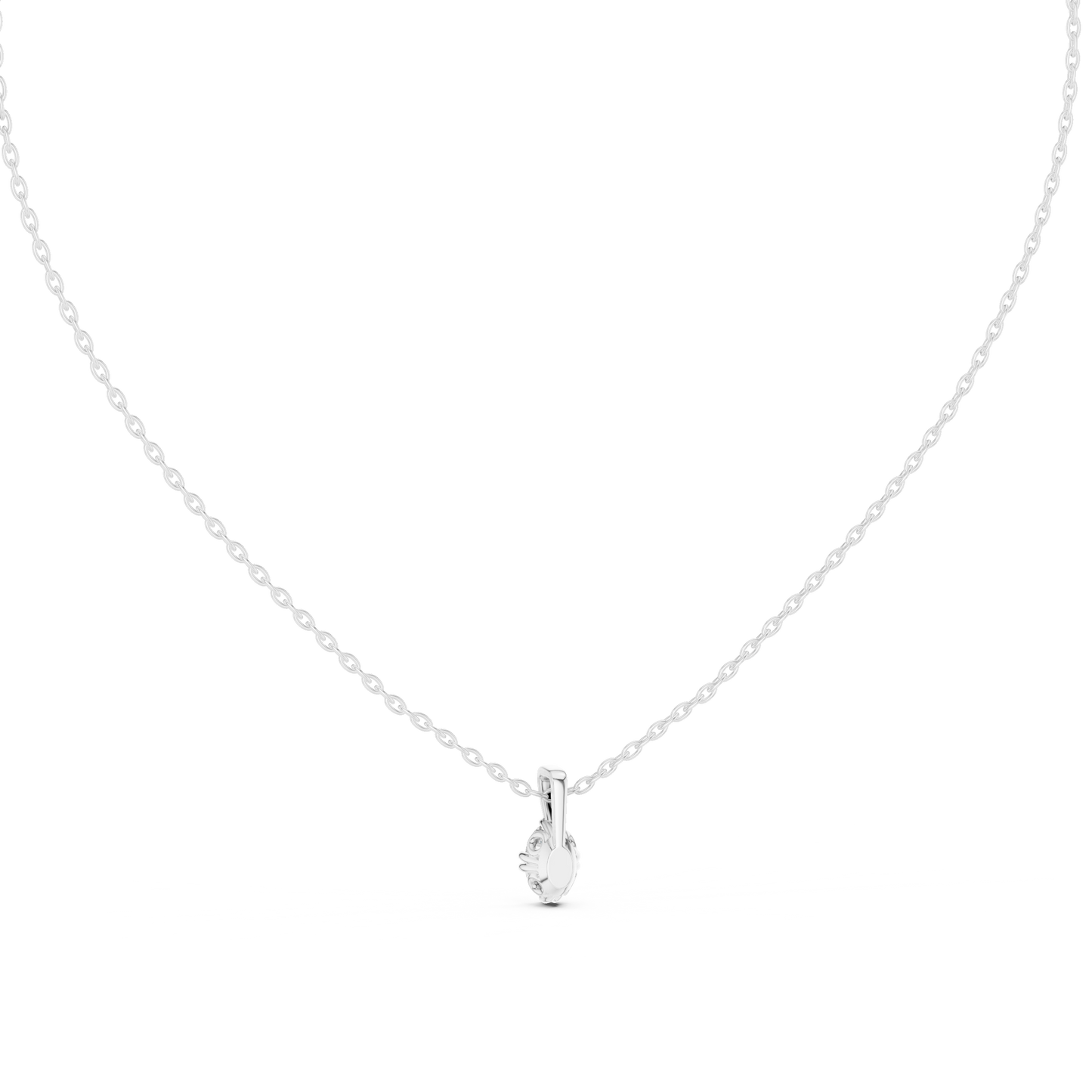 Solitaire Drop Pendant (PND 0013) (Lab Grown)