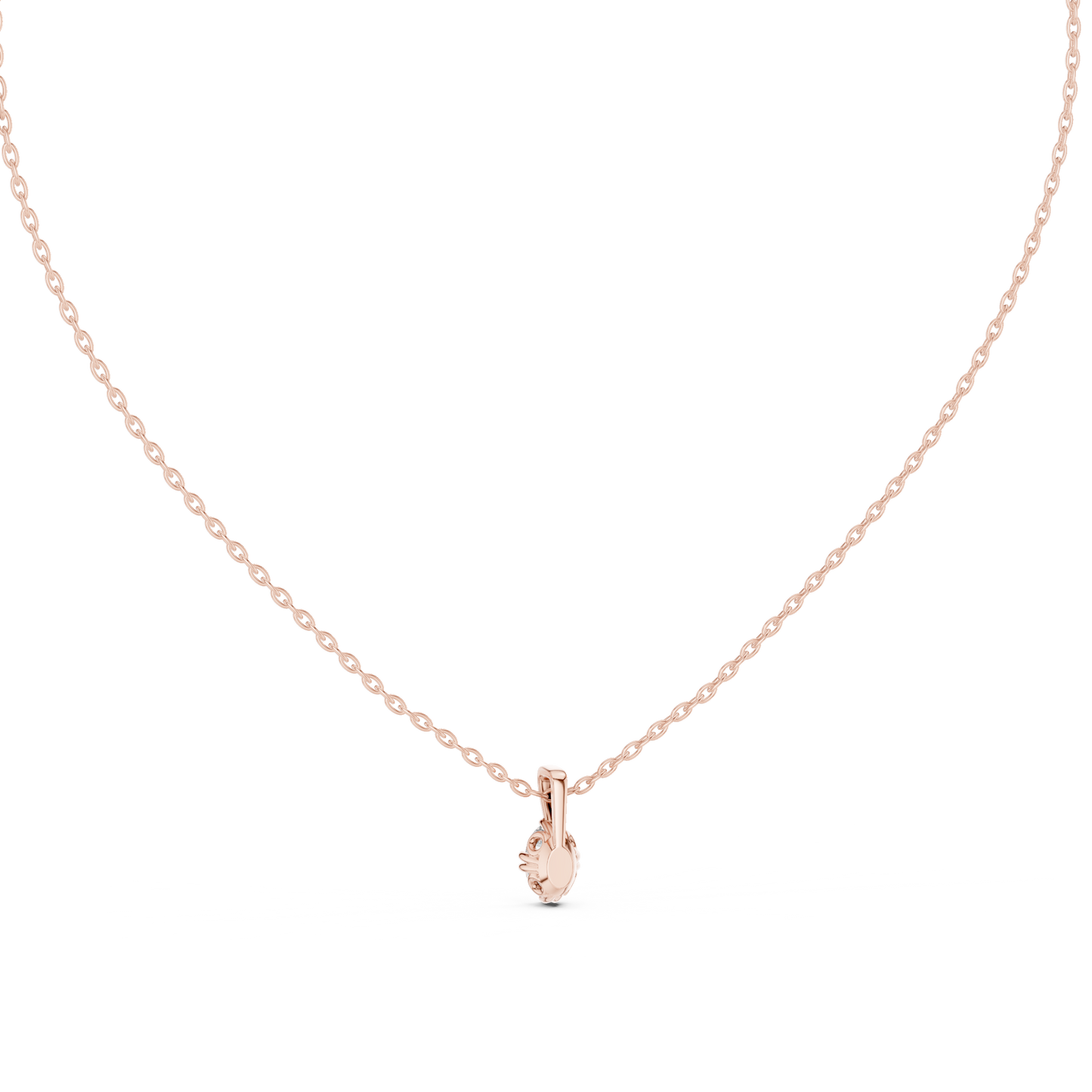 Solitaire Drop Pendant (PND 0013) (Lab Grown)