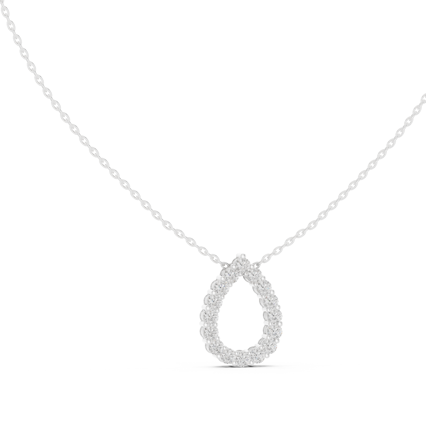 Eternal Teardrop Pendant (PND 0028) (Lab Grown)
