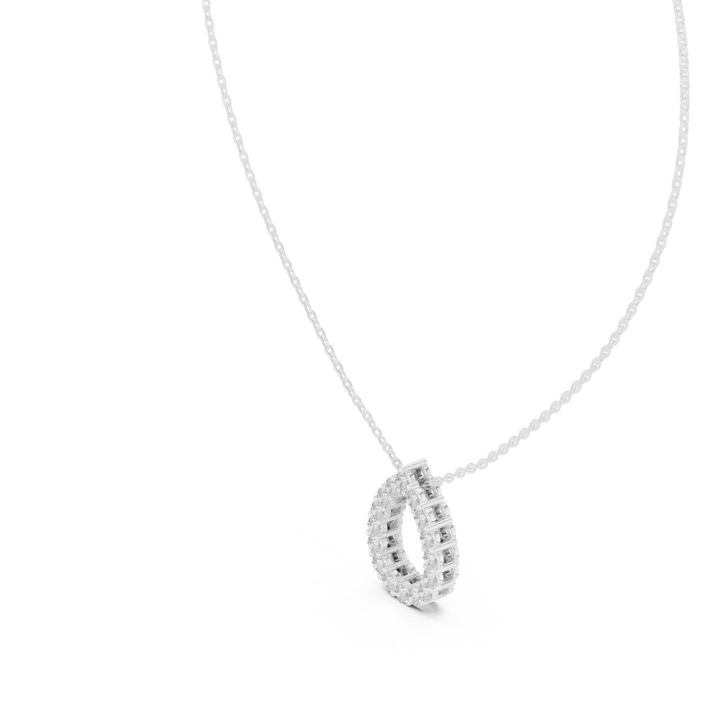 Eternal Teardrop Pendant (PND 0028) (Lab Grown)