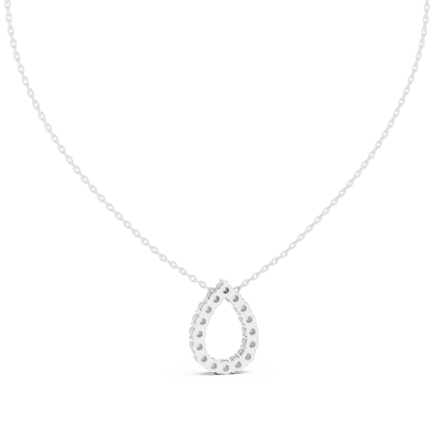 Eternal Teardrop Pendant (PND 0028) (Lab Grown)