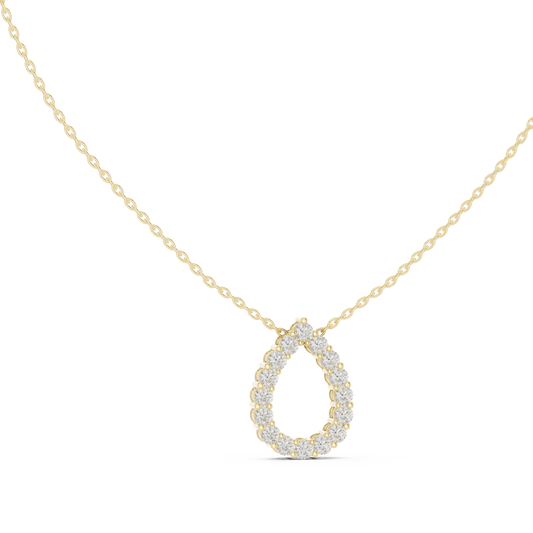 Eternal Teardrop Pendant (PND 0028) (Lab Grown)
