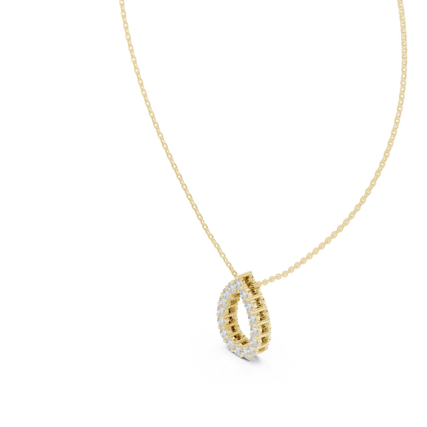 Eternal Teardrop Pendant (PND 0028) (Lab Grown)