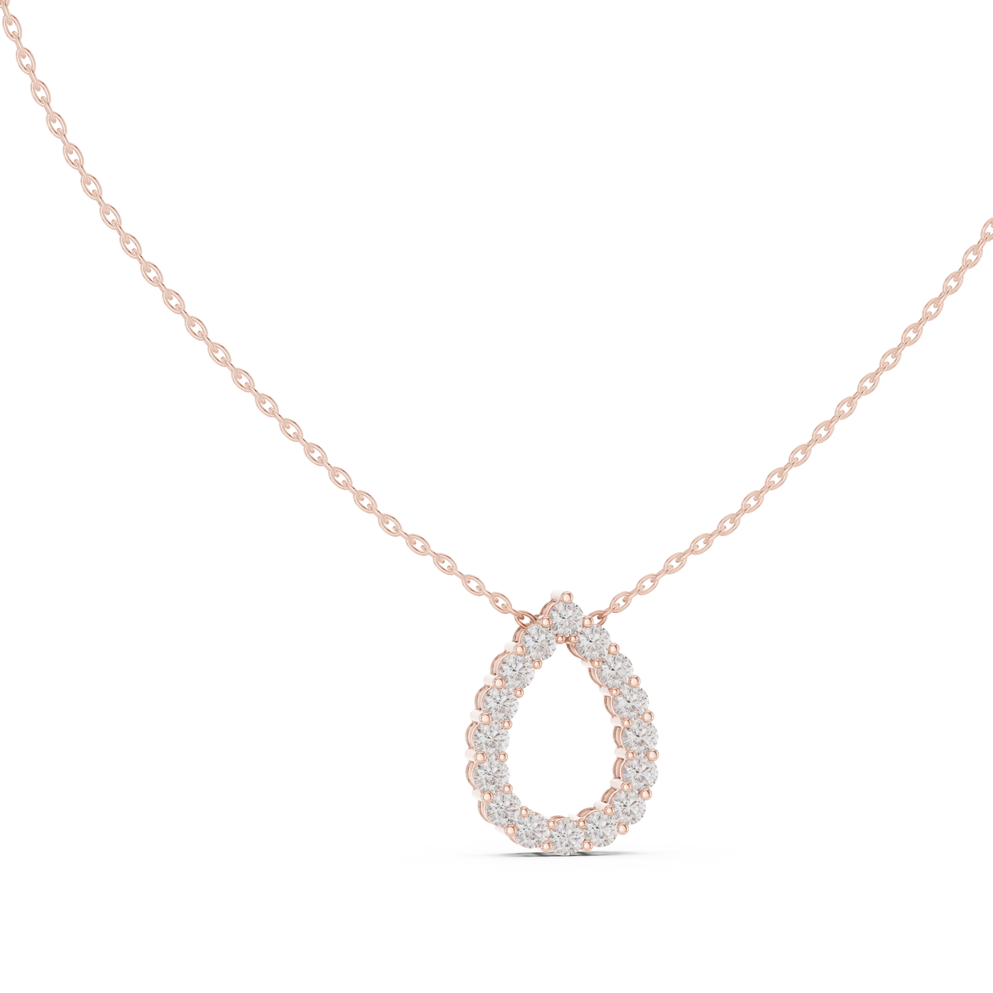 Eternal Teardrop Pendant (PND 0028) (Lab Grown)