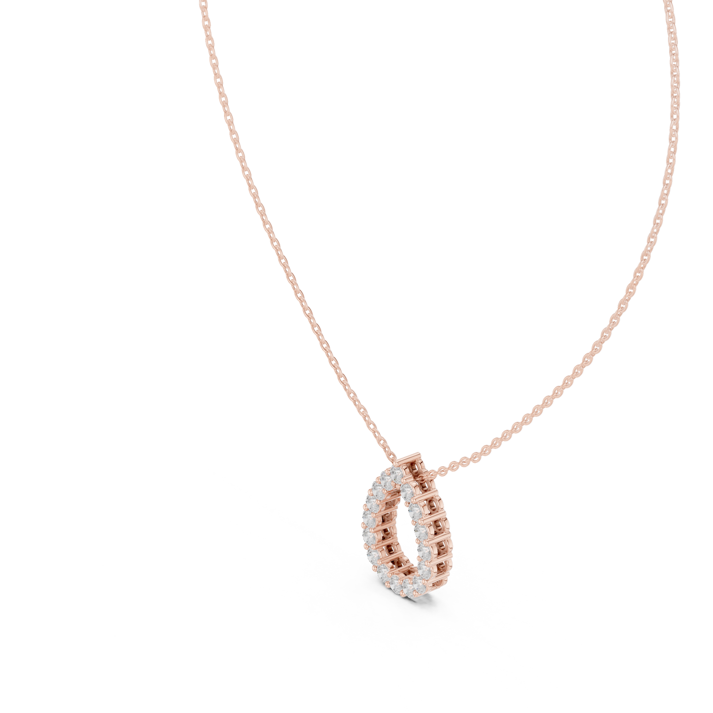 Eternal Teardrop Pendant (PND 0028) (Lab Grown)