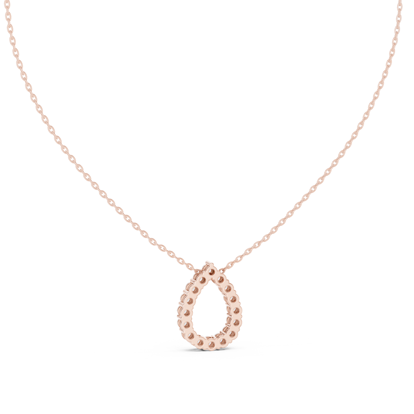 Eternal Teardrop Pendant (PND 0028) (Lab Grown)