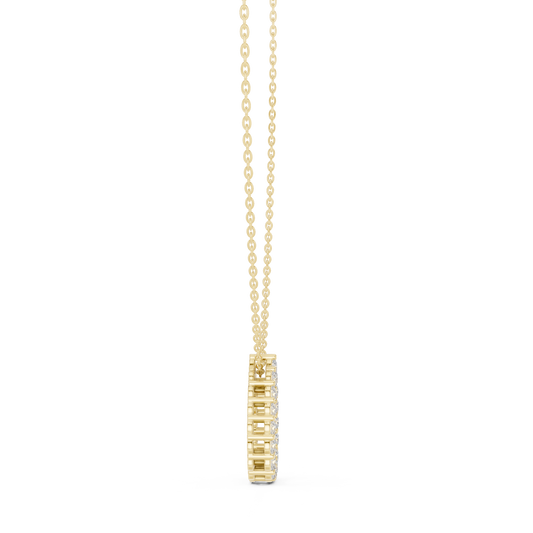 Eternal Teardrop Pendant (PND 0028) (Lab Grown)