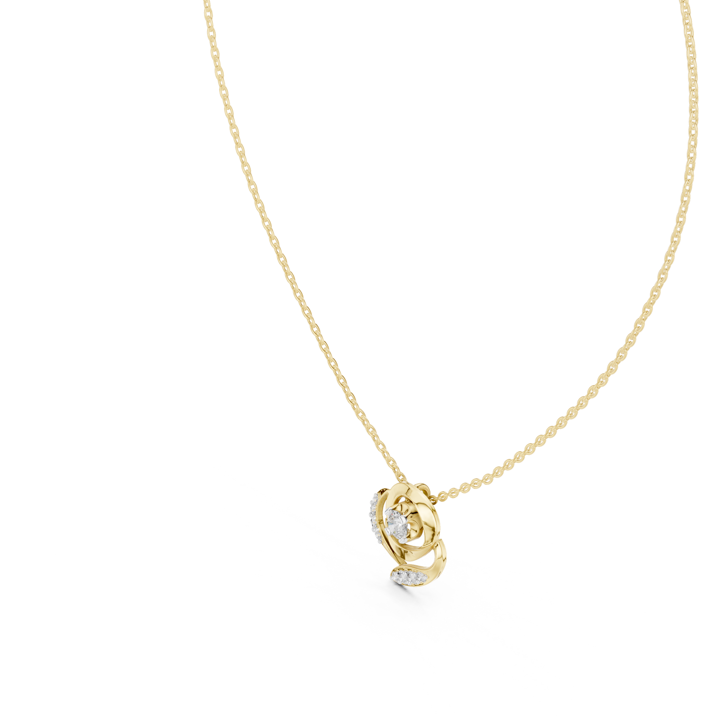 Floral Whirl Pendant (PND 0060)