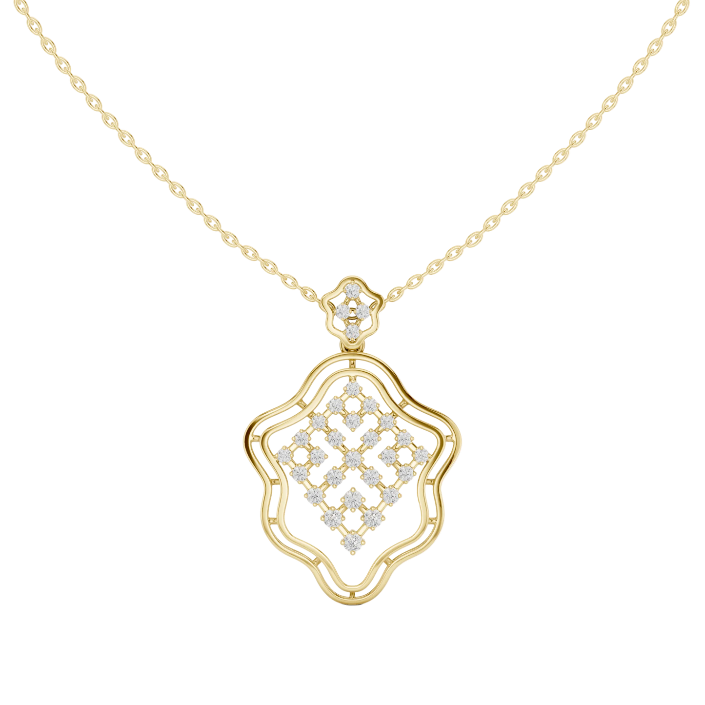 Lattice Bloom Pendant (PND 0079)