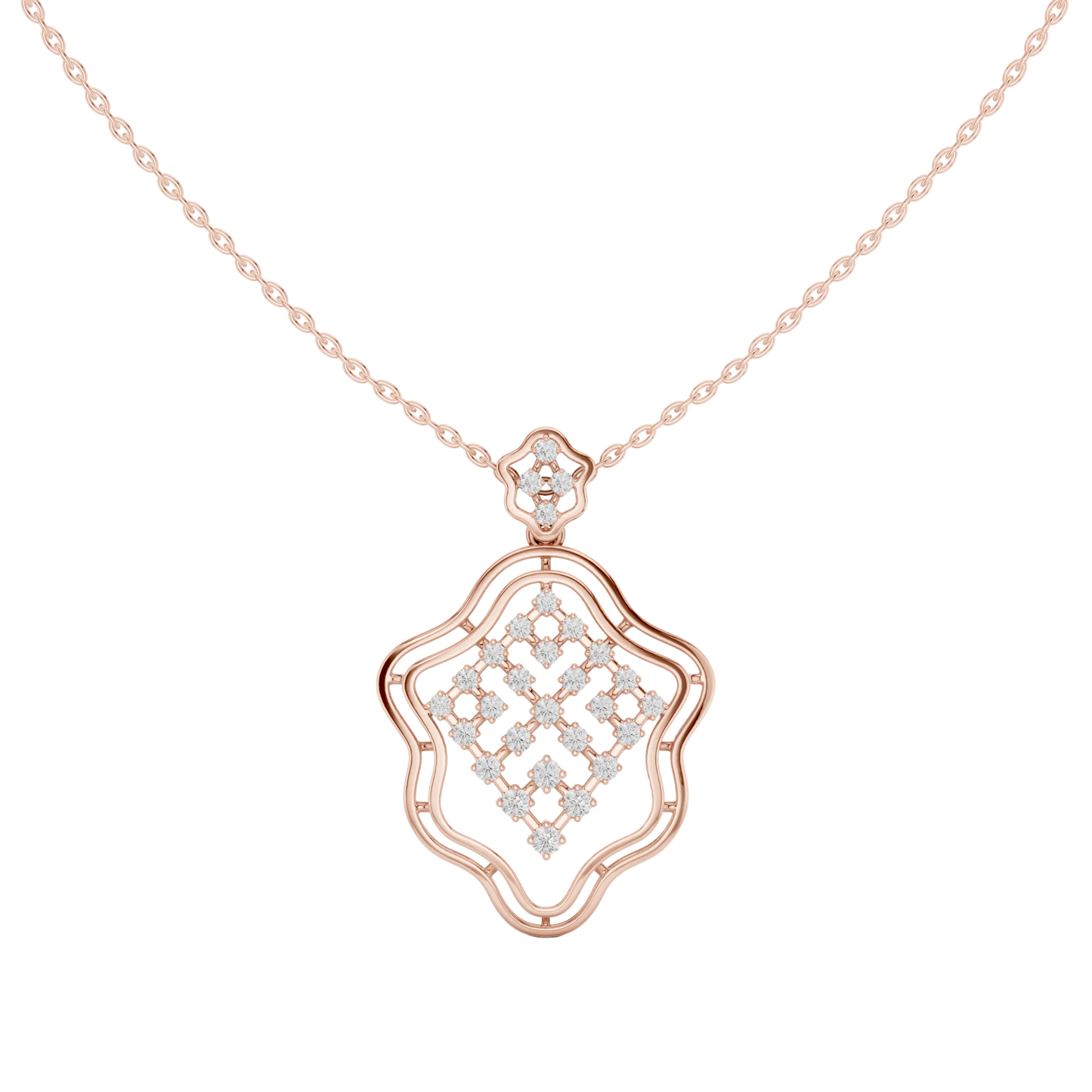 Lattice Bloom Pendant (PND 0079)