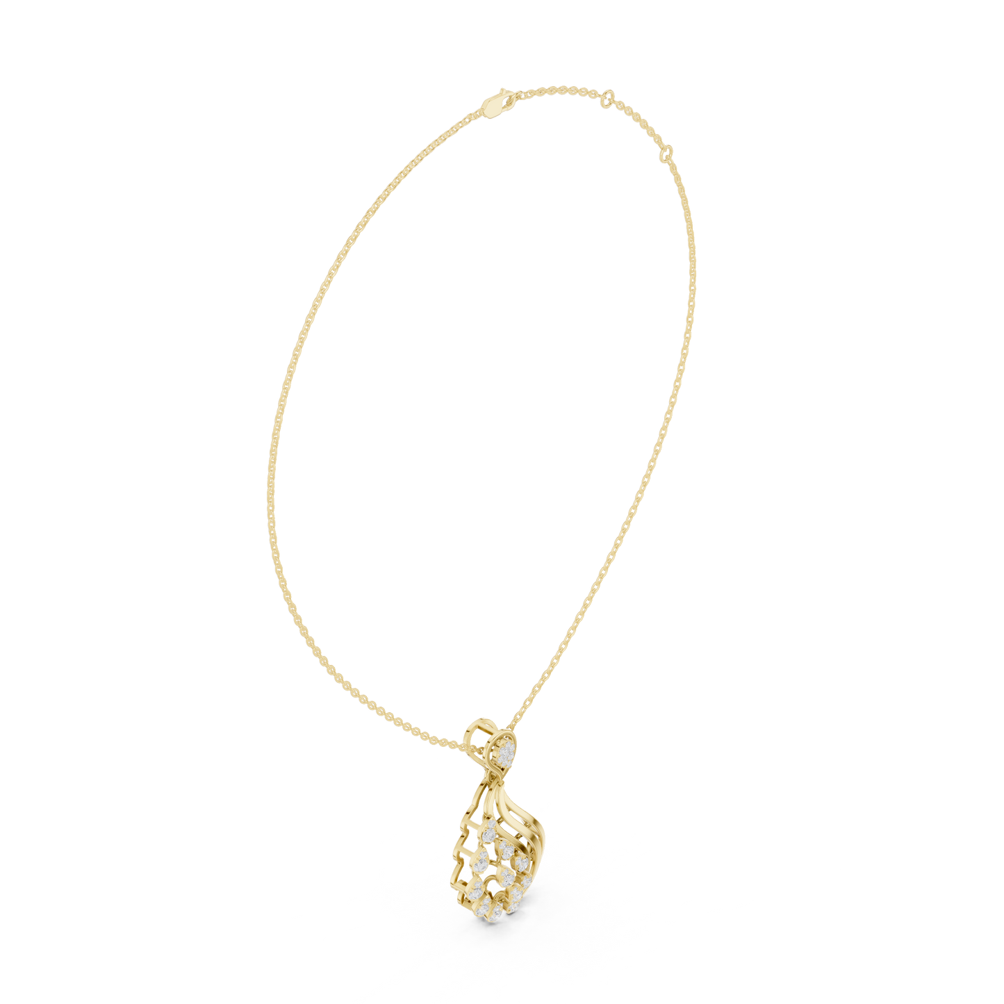 Serpentine Drop Pendant (PND 0086)