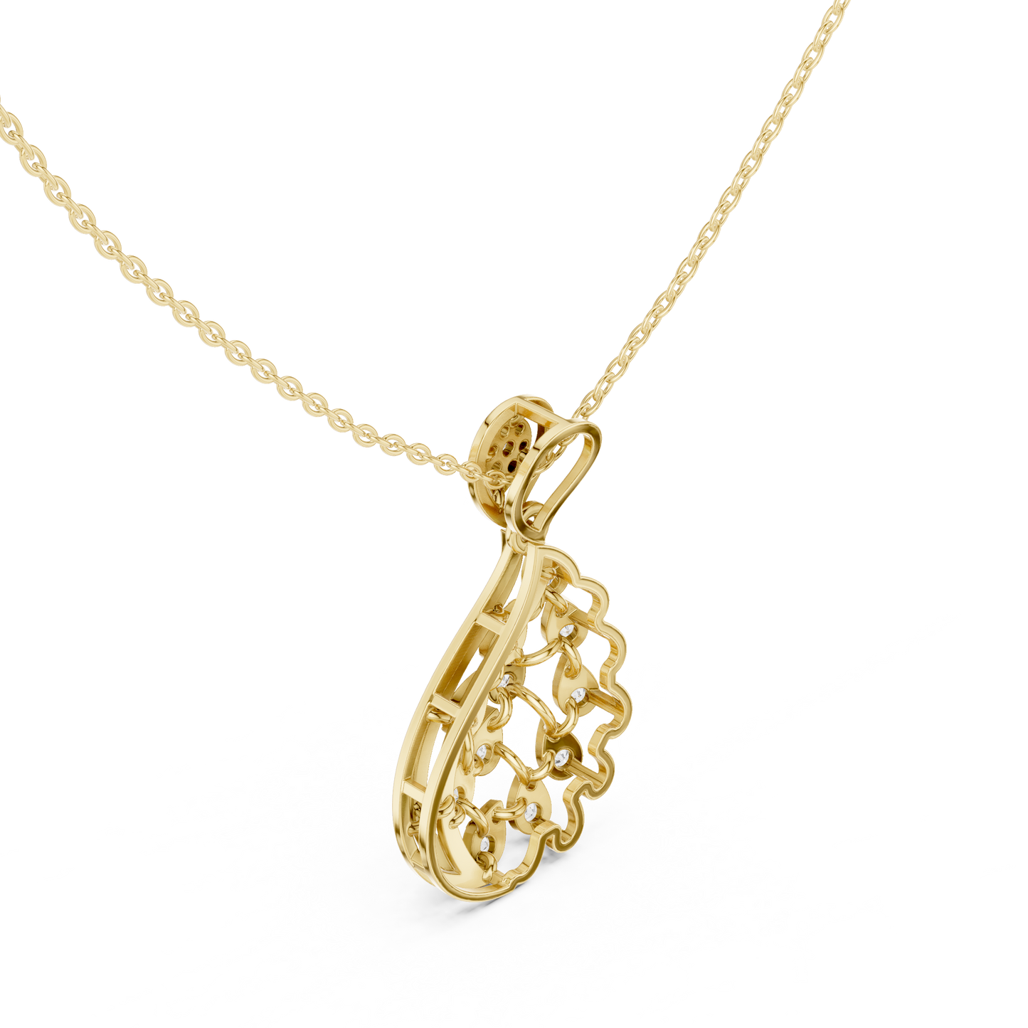 Serpentine Drop Pendant (PND 0086)