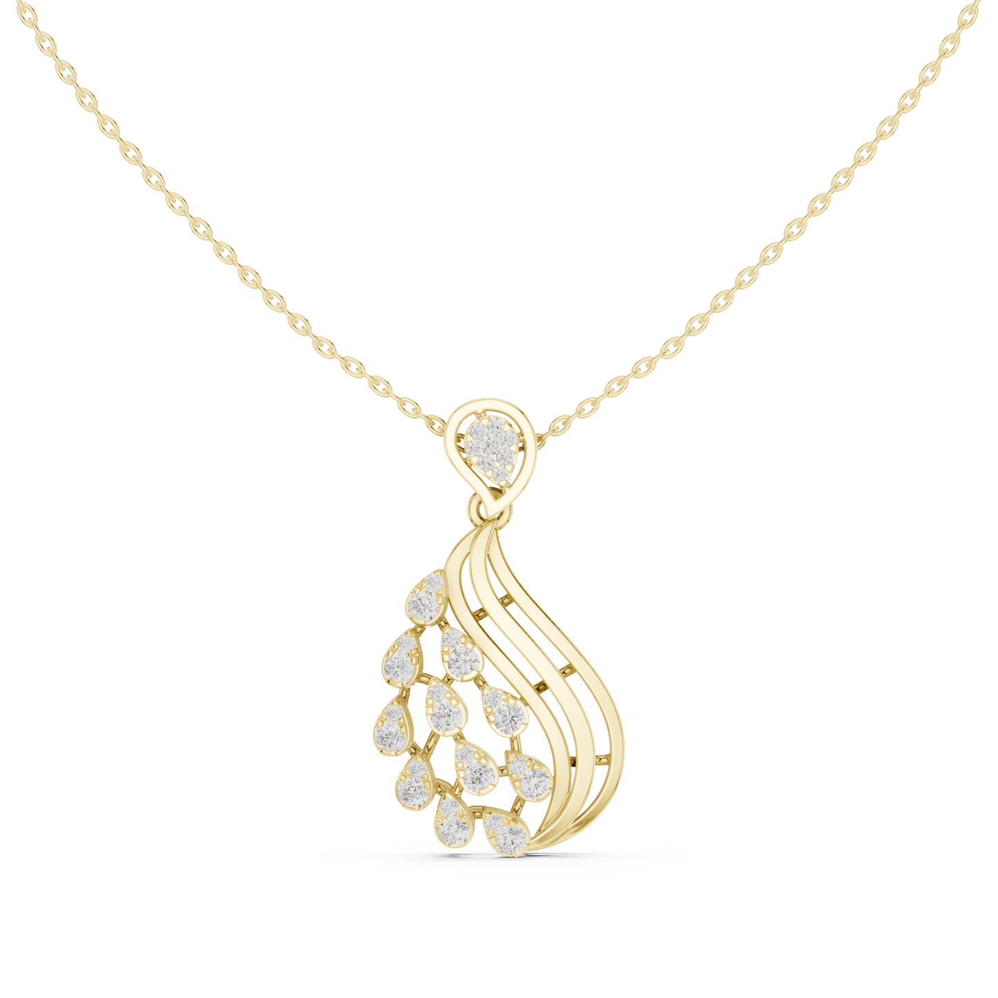 Serpentine Drop Pendant (PND 0086)