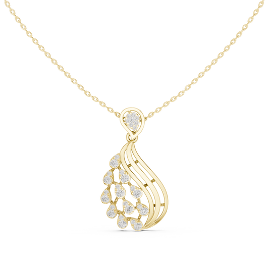 Serpentine Drop Pendant (PND 0086)