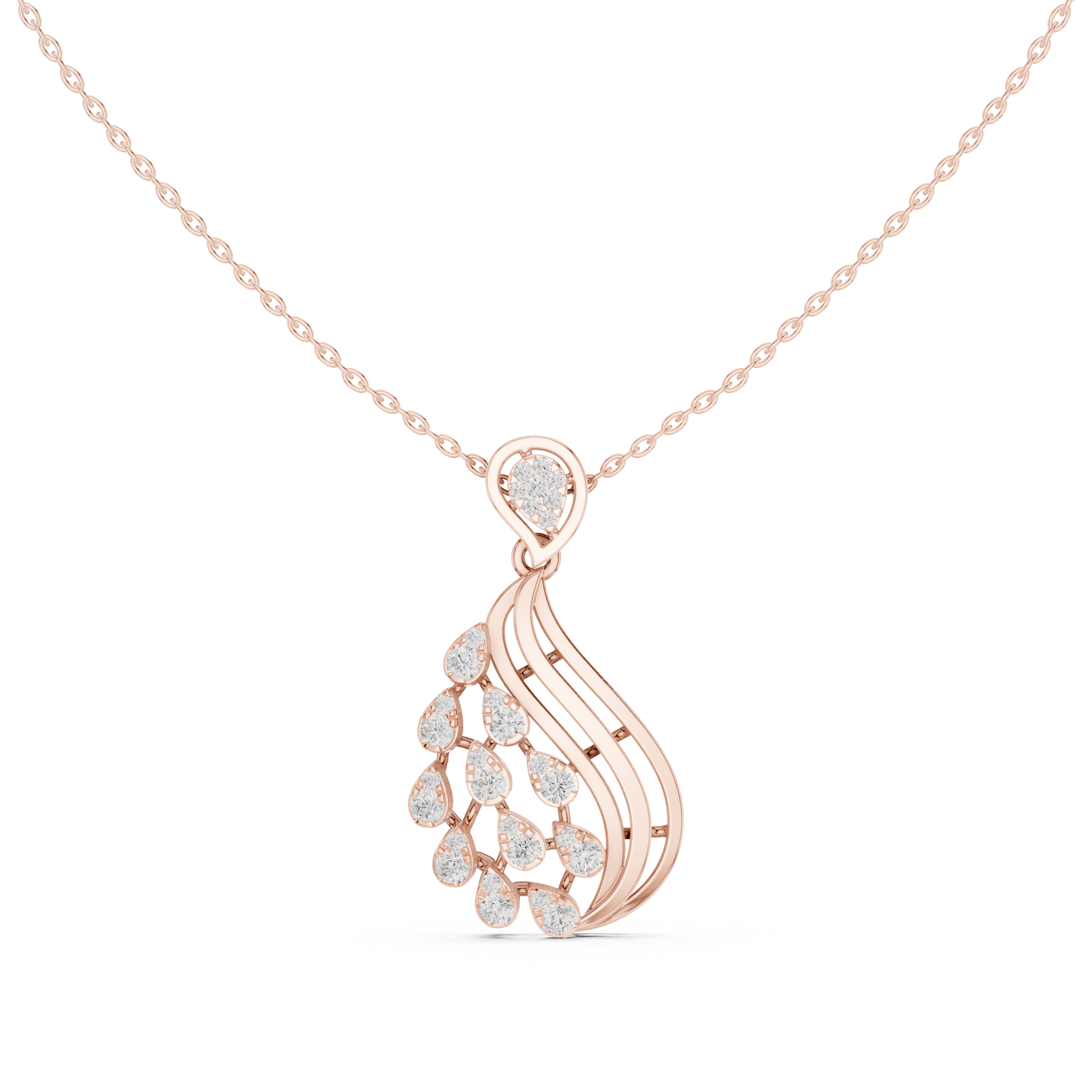 Serpentine Drop Pendant (PND 0086)