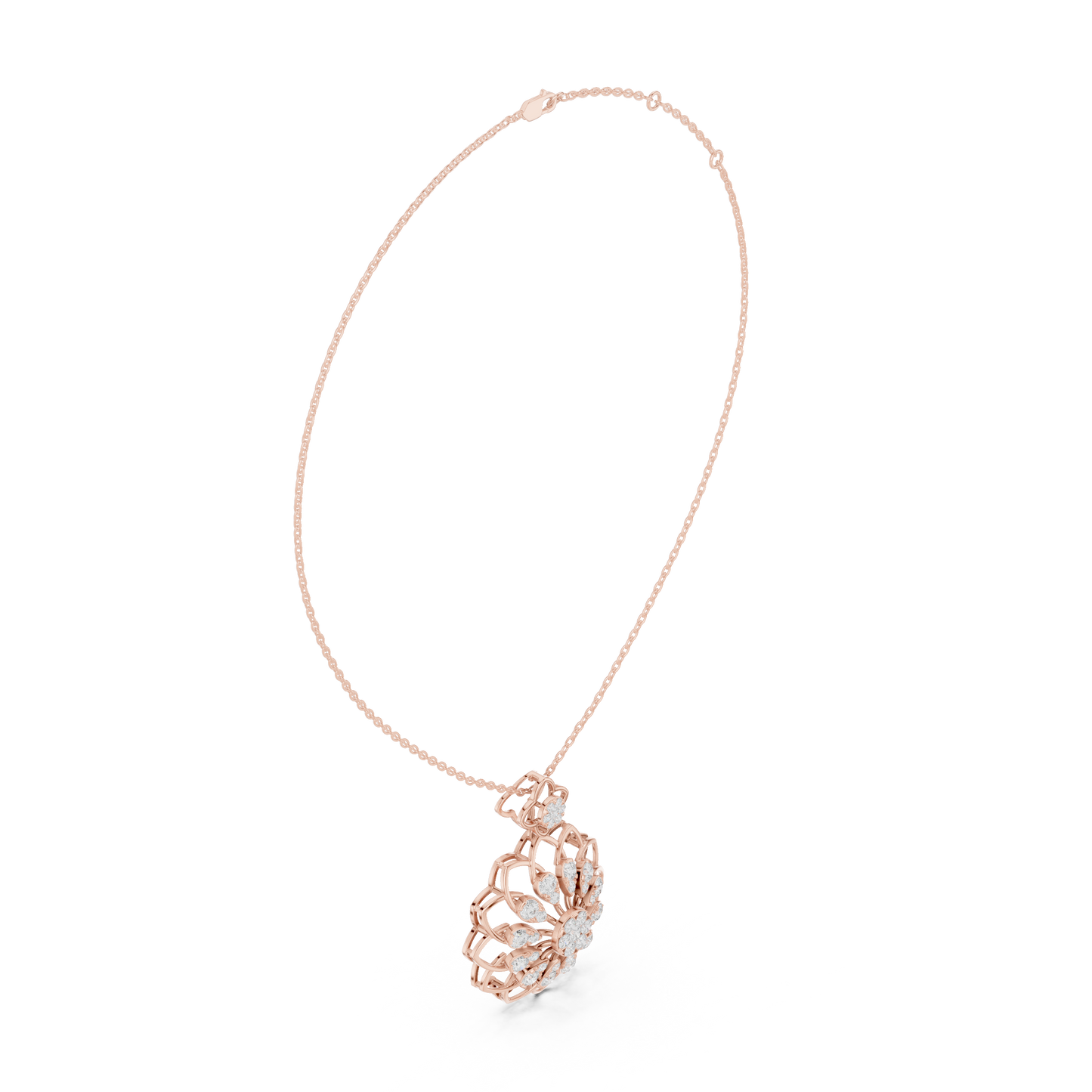 Bloom Radiance Pendant (PND 0091) (Lab Grown)