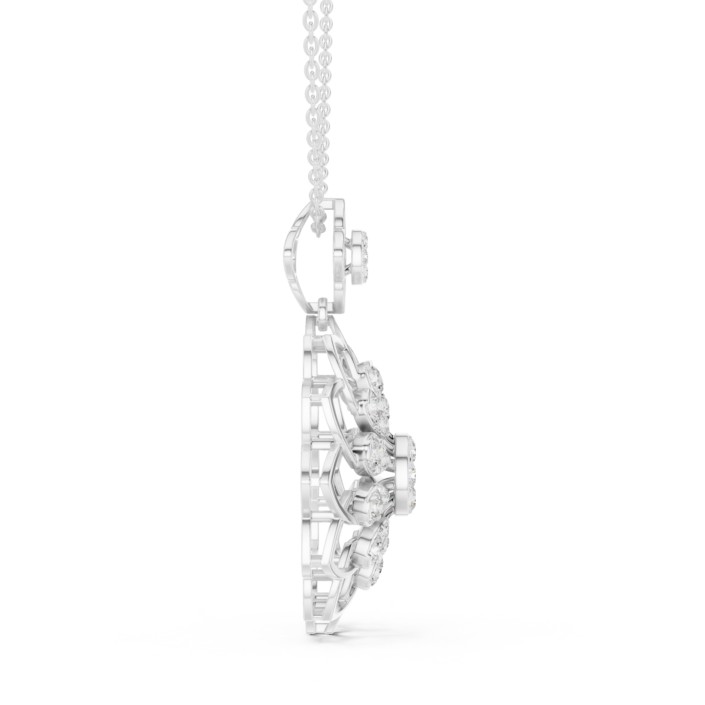 Bloom Radiance Pendant (PND 0091) (Lab Grown)