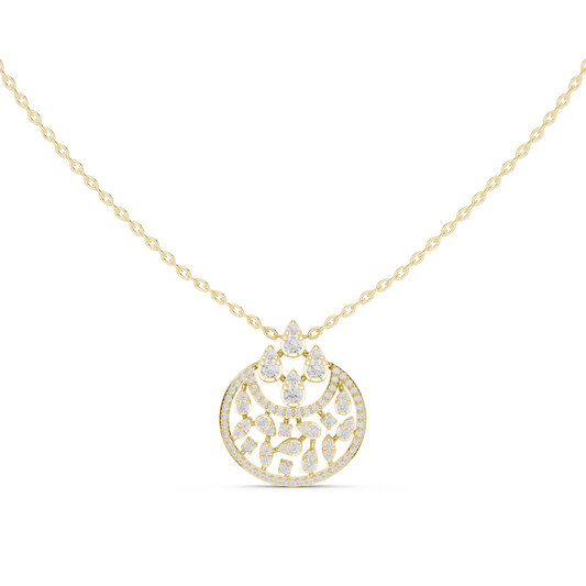 Regal Filigree Drop (PND 0099) (Lab Grown)