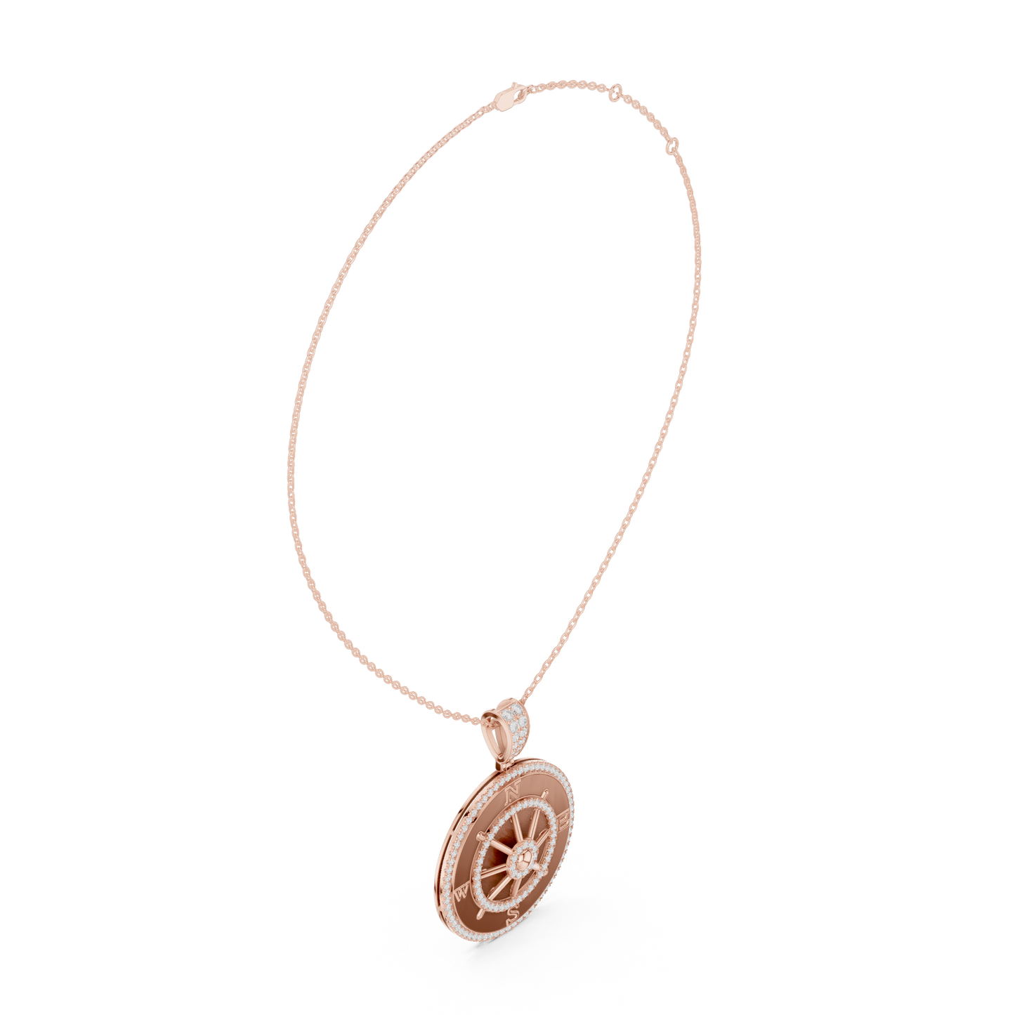 Navigator Medallion Pendant (PND 0101) (Lab Grown)