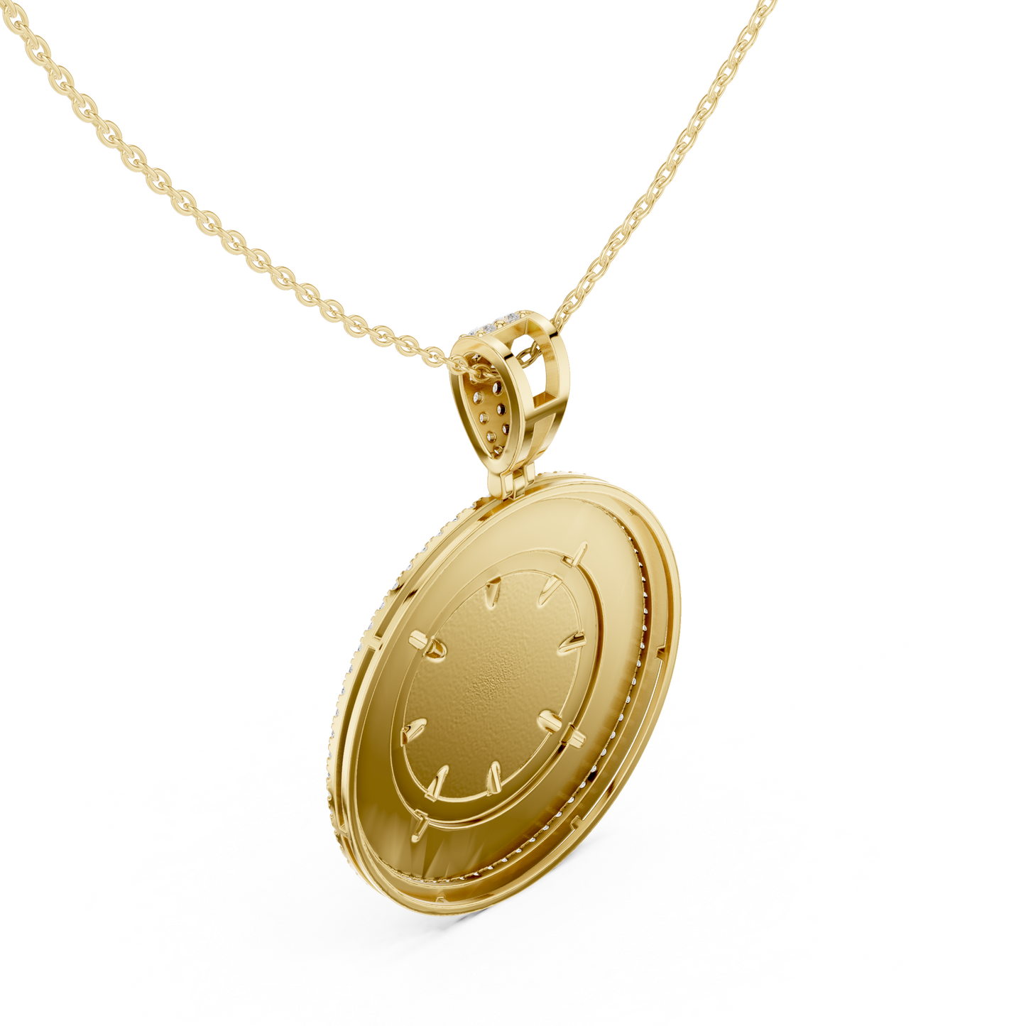 Navigator Medallion Pendant (PND 0101) (Lab Grown)