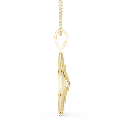 Navigator Medallion Pendant (PND 0101) (Lab Grown)