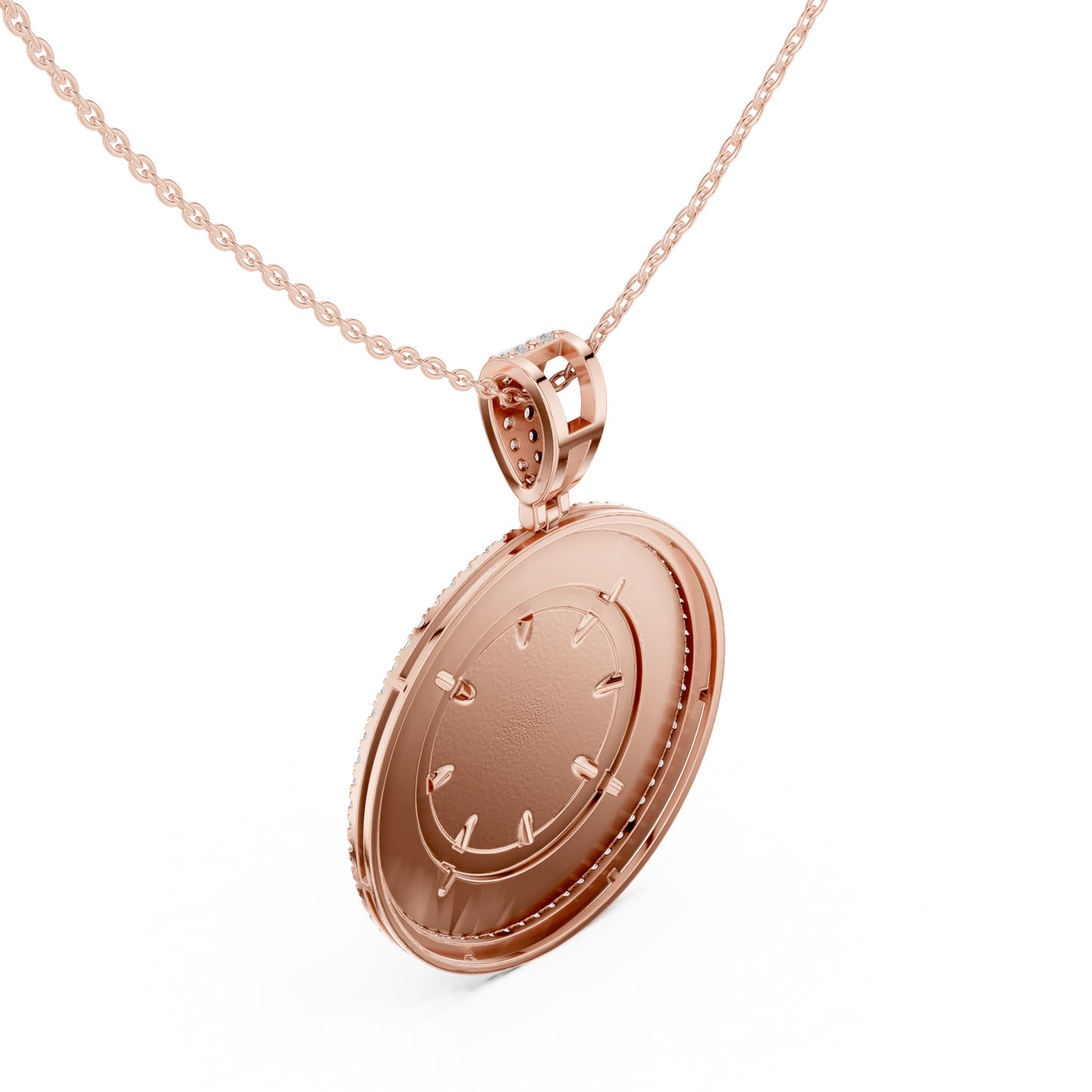 Navigator Medallion Pendant (PND 0101) (Lab Grown)