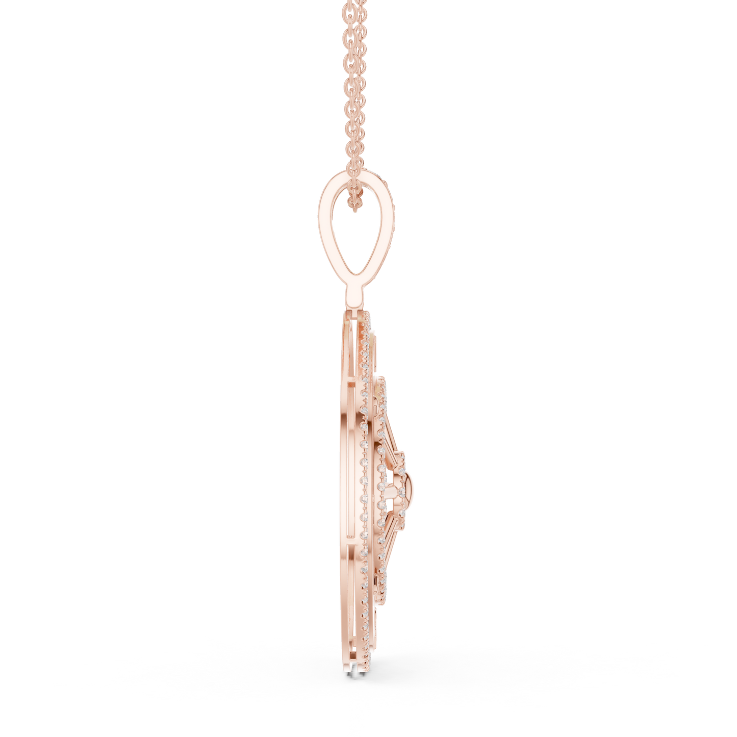 Navigator Medallion Pendant (PND 0101) (Lab Grown)