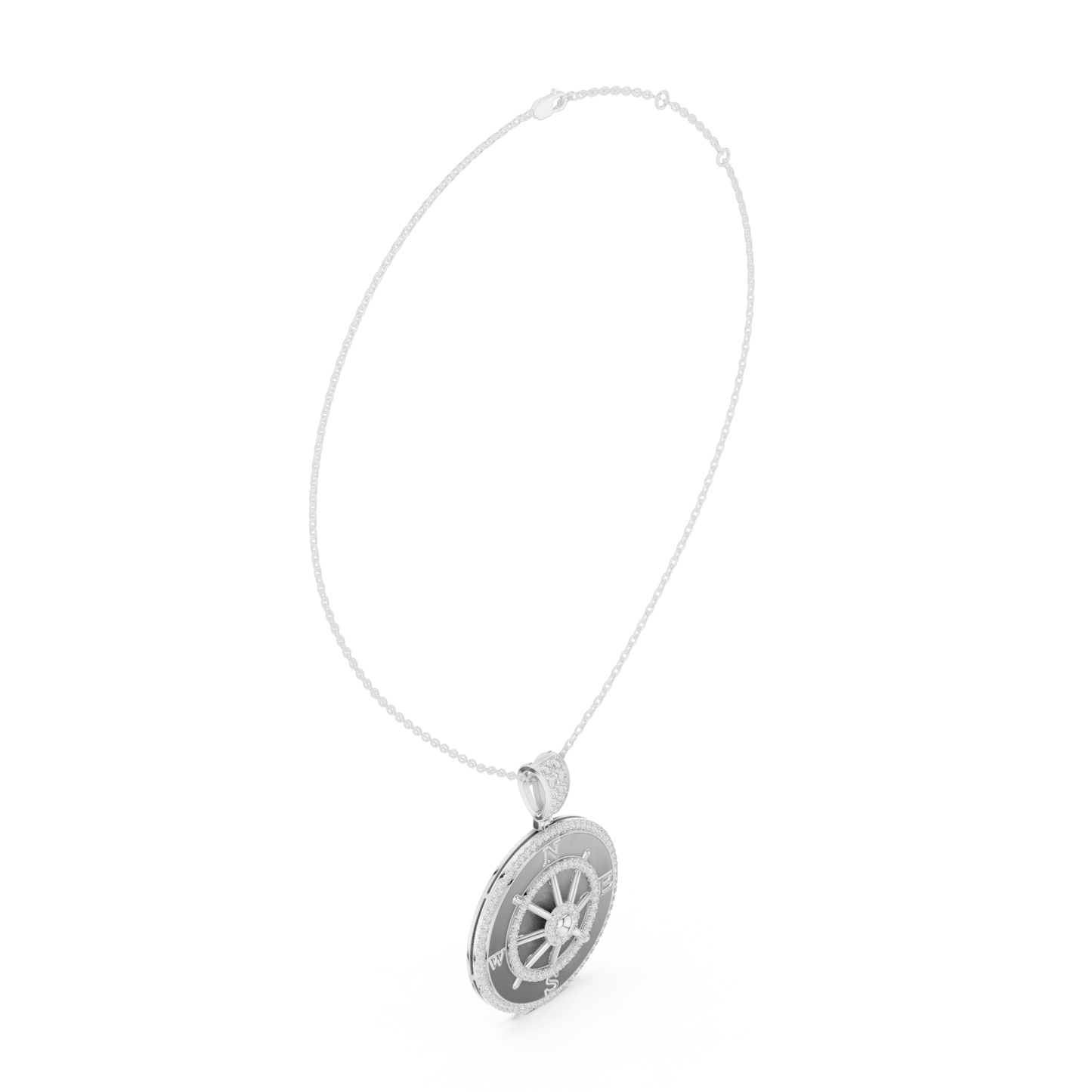 Navigator Medallion Pendant (PND 0101) (Lab Grown)