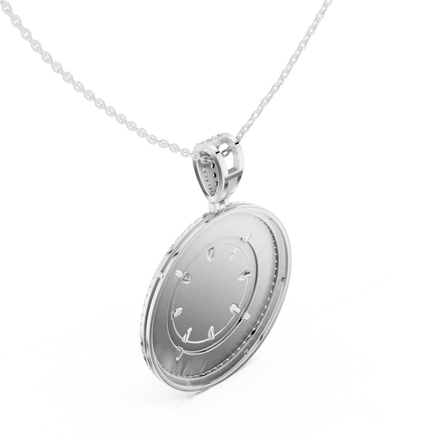 Navigator Medallion Pendant (PND 0101) (Lab Grown)